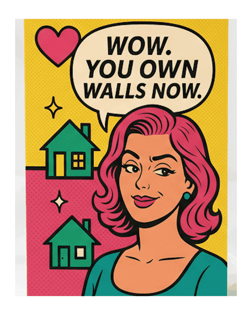 You Own Walls Now card